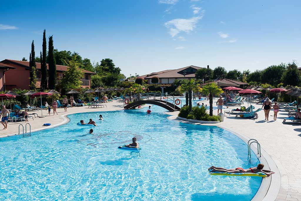 Resort per bambini a Lignano Sabbiadoro, Green Village Resort, area piscina