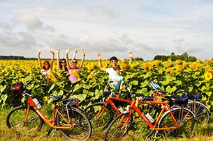 our dei Castelli della Loira in bicicletta per famiglie 