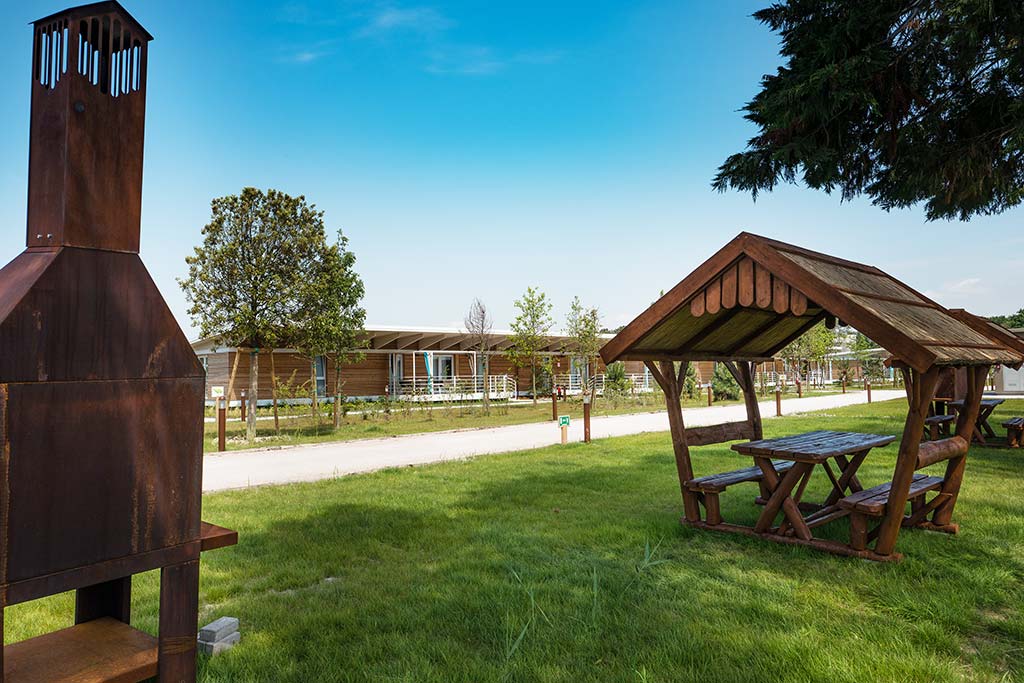 Lino delle Fate Eco Village Resort per bambini a Bibione, spazi verdi per pic nic e barbecue