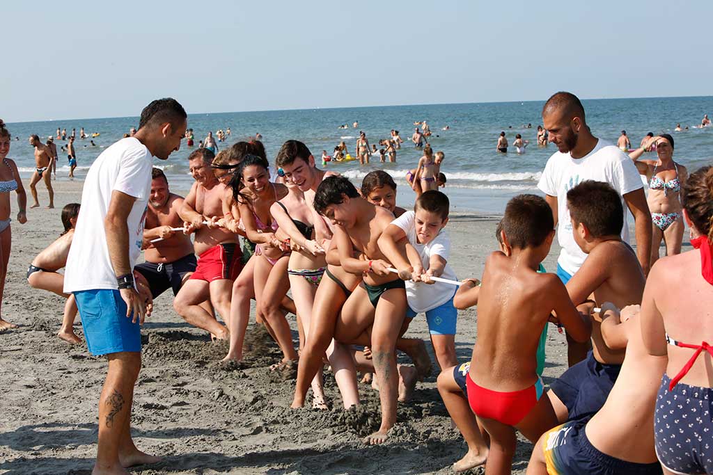 Color Green Village, villaggio per bambini in Emilia Romagna a Cesenatico, giochi in spiaggia