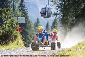 estate a Innsbruck con i bambini, Muttereralm, kart