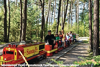 estate a Innsbruck con i bambini, trenino Mini Dampf