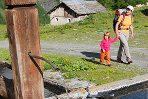 Passeggiate in montagna per bambini d'estate, Rifugio Troncea