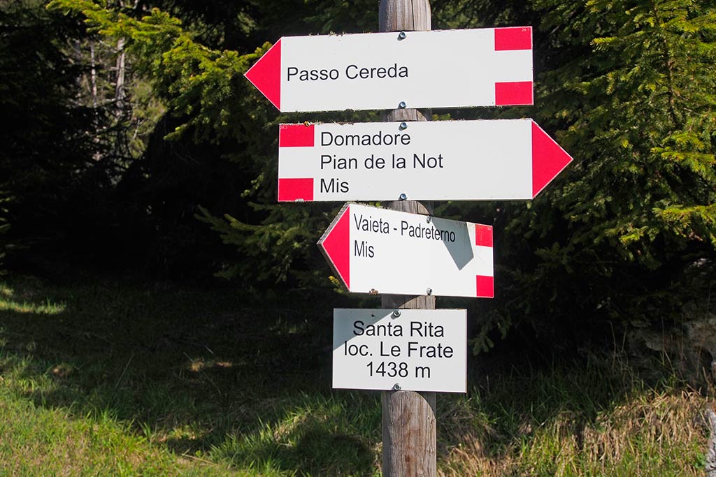 Rifugio Cereda per famiglie in Trentino a Primiero, San Martino di Castrozza, il passo Cereda e i sentieri