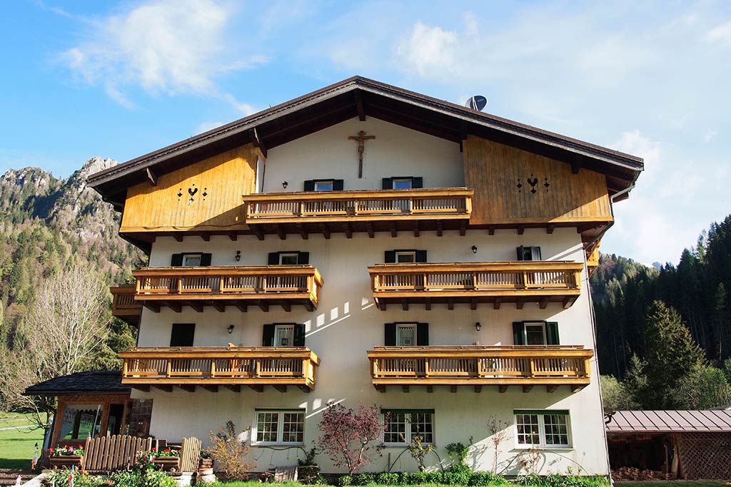 Rifugio Cereda per famiglie in Trentino a Primiero, San Martino di Castrozza, la struttura