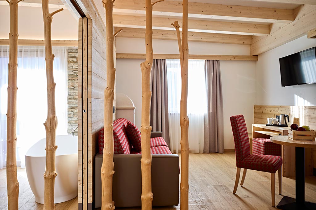 Family Hotel Shandranj a Tesero, Val di Fiemme, suite alpine