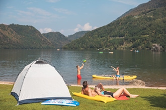 Valsugana in estate con i bambini, relax al Lago di Levico
