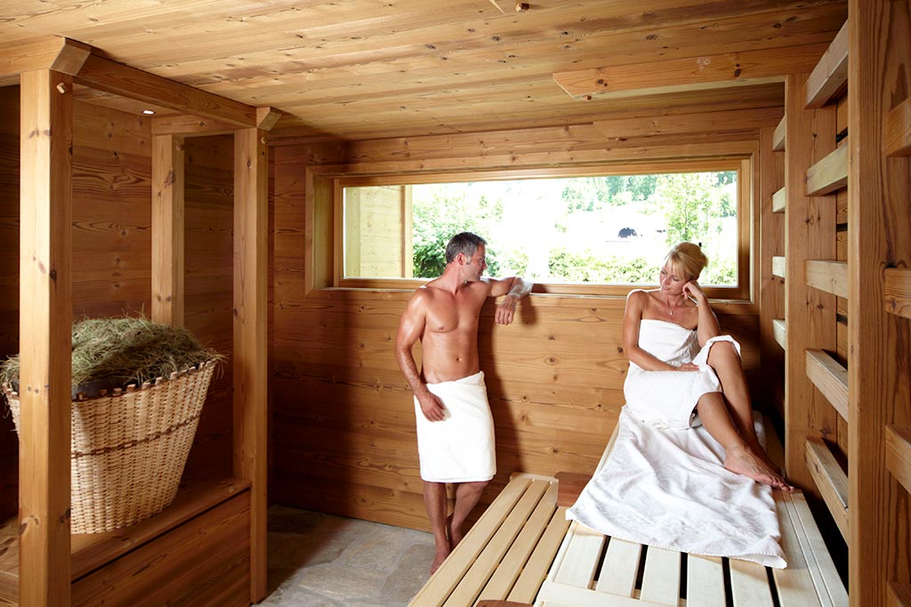 Family Hotel Posta per bambini in Val Gardena, sauna