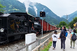Valle dello Zillertal con i bambini, treno a vapore