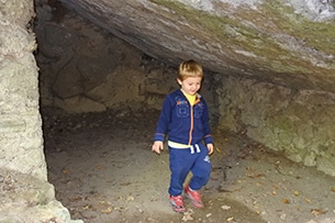 Bomarzo, Parco dei mostri, grotte