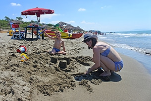 Castiglione della Pescaia con bambini, la spiaggia