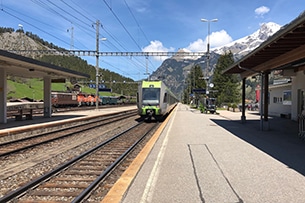 Svizzera, Trenino Verde delle Alpi coni bambini