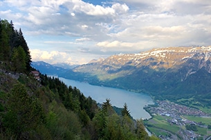 Svizzera, panorama Harder Kulm