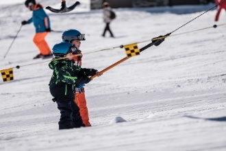 Sciare con bambini nel Vallese