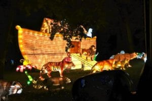 Festival delle Lanterne allo zoo safari Thoiry