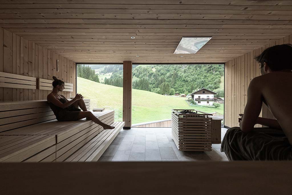 Family Hotel Feuerstein per bambini in Alto Adige, sauna
