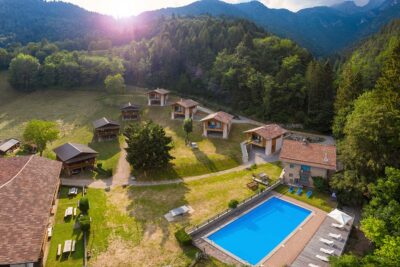 Villaggio Val Molini, residence per famiglie in Valle di Ledro, panoramica