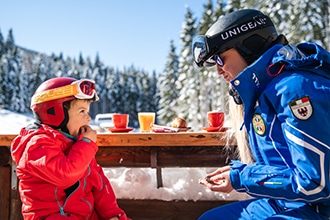 Vacanze neve Paganella, corsi di sci per bambini
