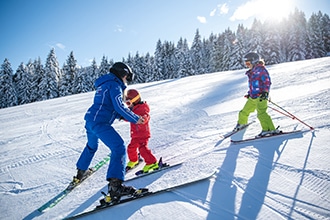 Vacanze neve Paganella, lezioni di sci per bambini