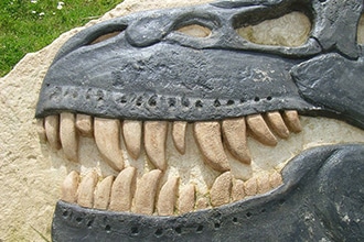 Dinosauri in Sardegna, percorso paleontologico Dinosardo, il T-Rex