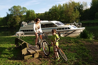 Houseboat in Francia con bambini