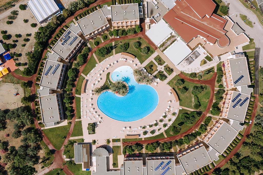 Valtur Calabria Otium Resort per bambini vicino Sibari, vista aerea