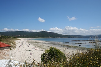 Galizia con bambini, spiaggia di Langosteria