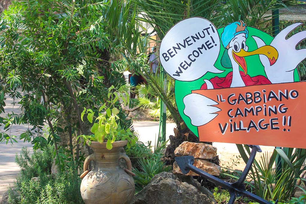 Il Gabbiano Camping Village per bambini in Maremma, benvenuto