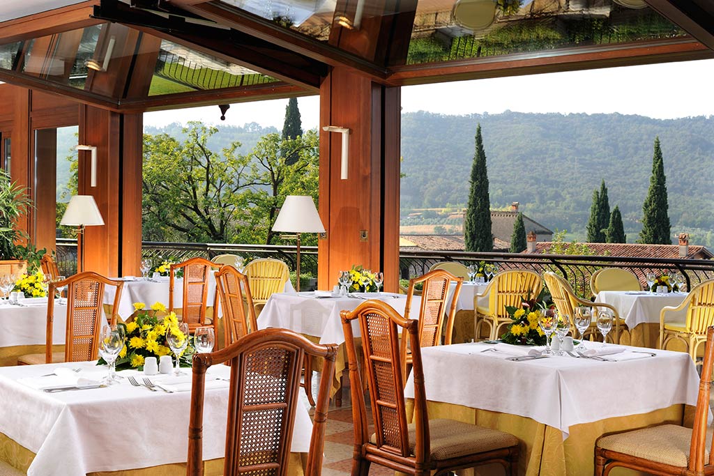 Poiano Garda Resort, hotel per bambini al lago di Garda, ristorante panoramico