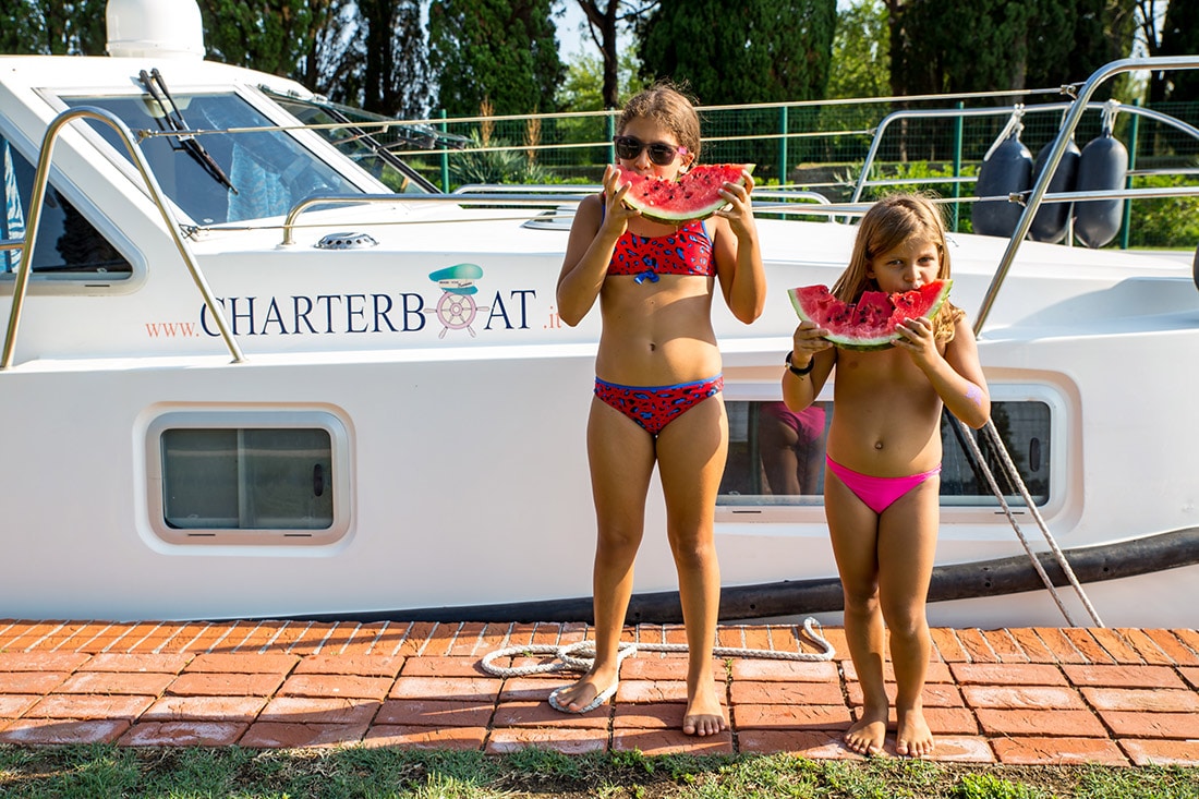 Houseboat in Italia con bambini, Charterboat