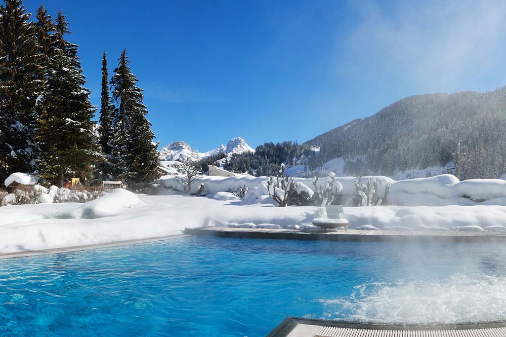 Family Hotel Posta per bambini in Val Gardena, piscina d'inverno