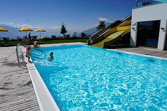 Family hotel Alpenhof a Maranza, piscina