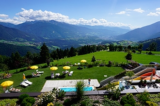 Family hotel Alpenhof a Maranza, panorama
