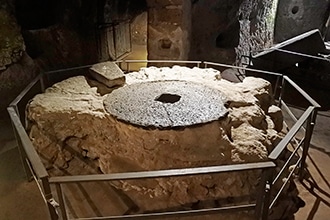 Il frantoio nei sotterranei di Orvieto