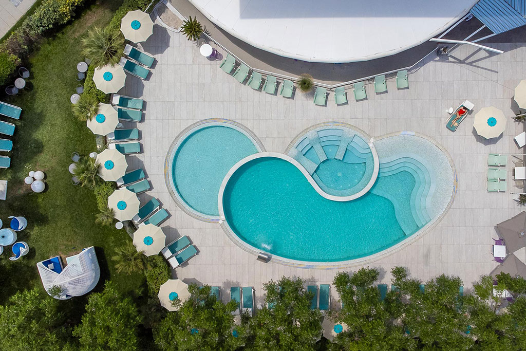 Blu Suite Resort per bambini a Igea Marina, vista panoramica