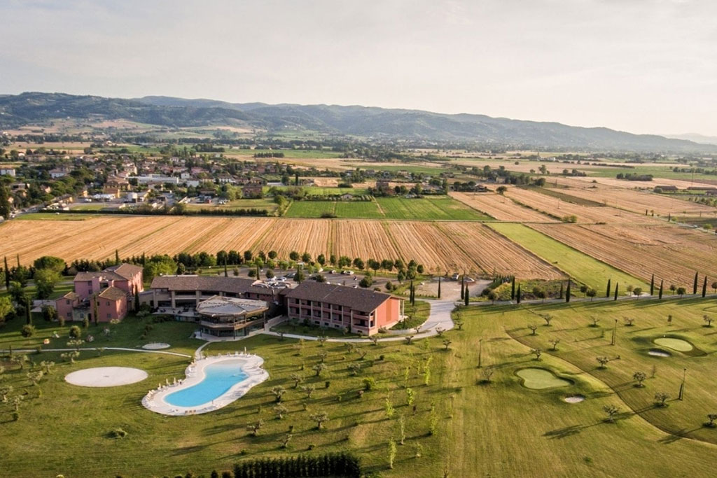 Valle di Assisi Hotel & Spa Resort per famiglie, panoramica