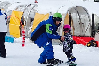 Abruzzo sulla neve con i bambini, Scuola Snowboard bambini
