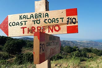 Cammino Kalabria coast to coast in Calabria con i bambini, percorso