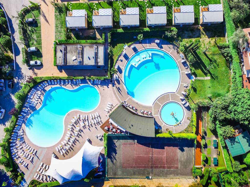 Lago di Garda Camping Europa Silvella per bambini, piscine