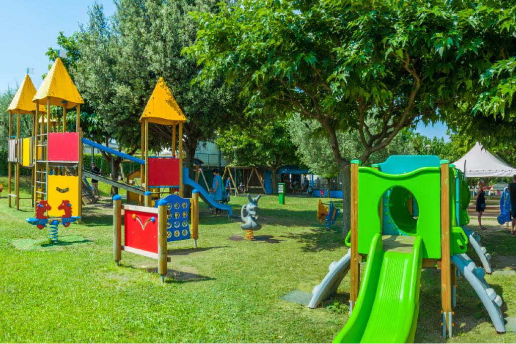 Camping Spiaggia D’Oro per bambini sul Lago di Garda, parco giochi