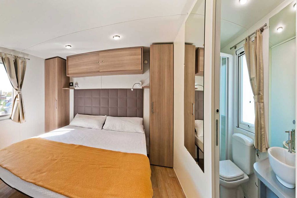 Camping Spiaggia D’Oro per bambini sul Lago di Garda, alloggi, mobil home royal