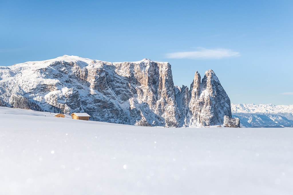 Hotel Seger Dellai sull'Alpe di Siusi, inverno sulle piste