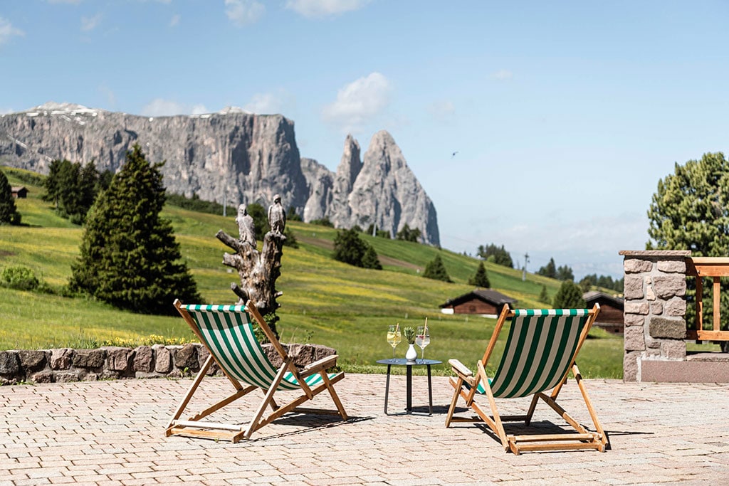 Hotel Seger Dellai sull'Alpe di Siusi, relax in estate