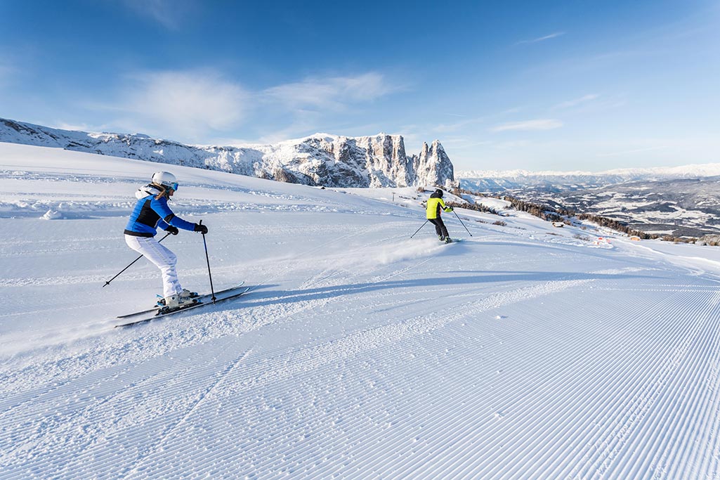 Hotel Seger Dellai sull'Alpe di Siusi, inverno sulle piste