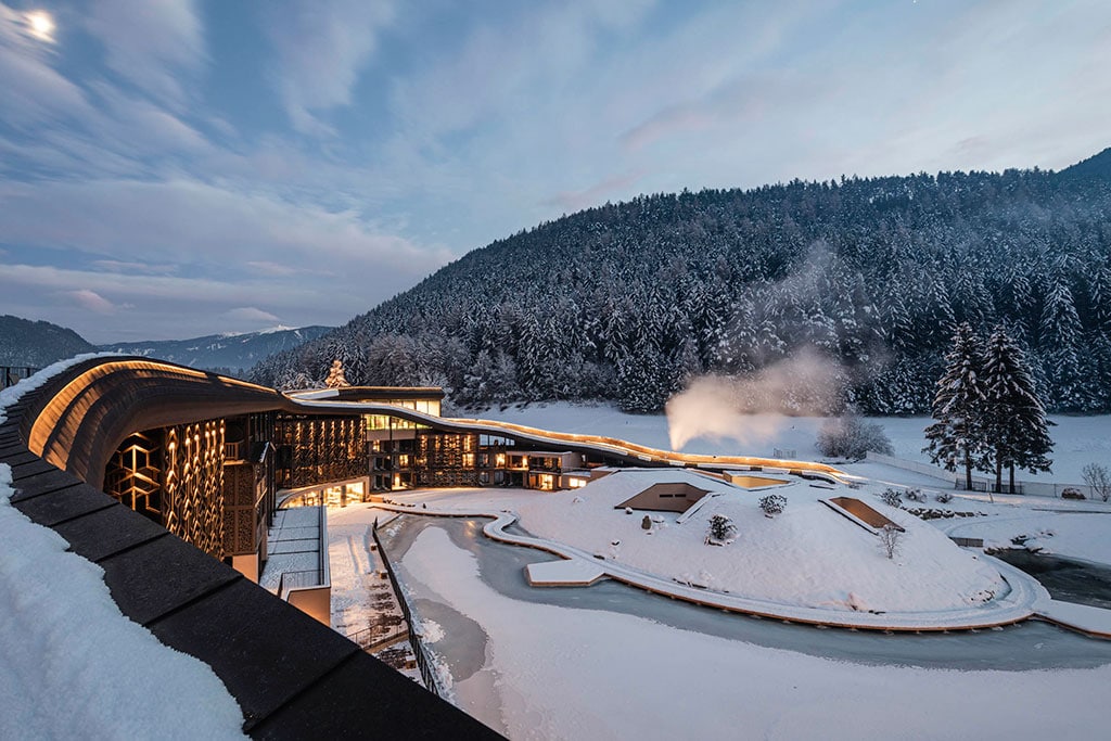 Falkensteiner Family Hotel Lido in Val Pusteria, panoramica inverno