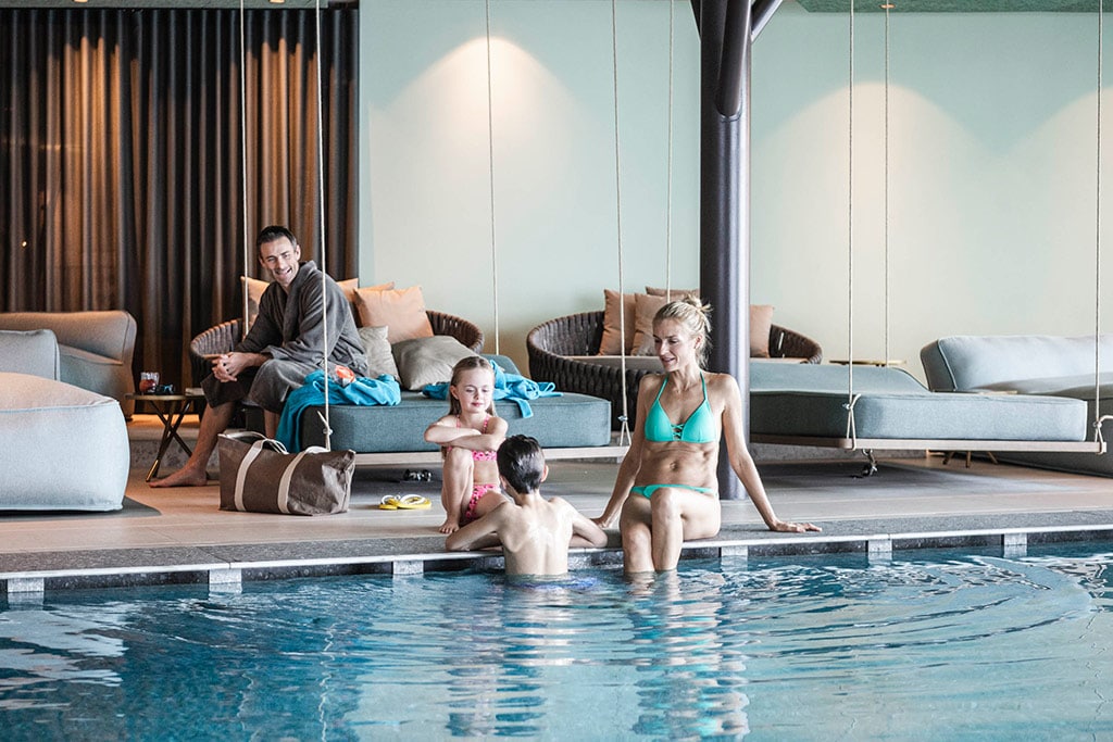 Falkensteiner Family Hotel Lido in Val Pusteria, piscina coperta