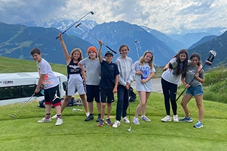 Summer Camp in Svizzera Les Elfes, lezioni di golf