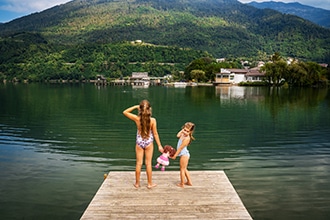 Estate attiva per i bambini in Trentino, Lago di Levico