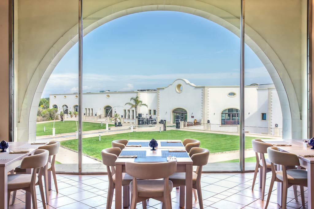 Acaya Golf Resort & SPA per bambini vicino Lecce, ristorante