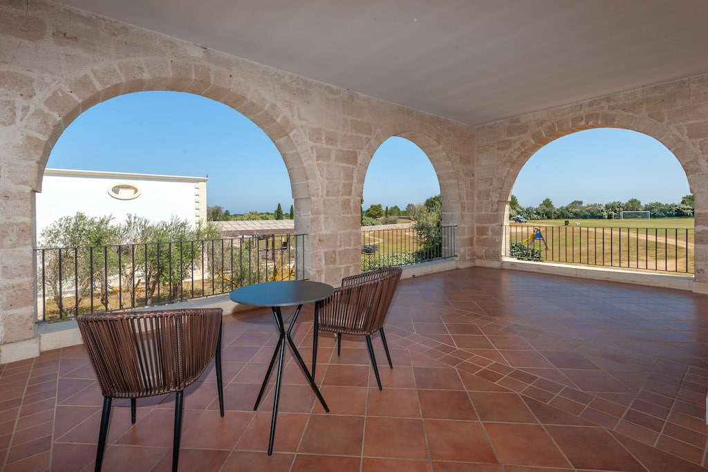 Acaya Golf Resort & SPA per bambini vicino Lecce, terrazza panoramica